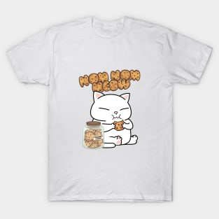 Chubby Cat Grandma Cookie T-Shirt